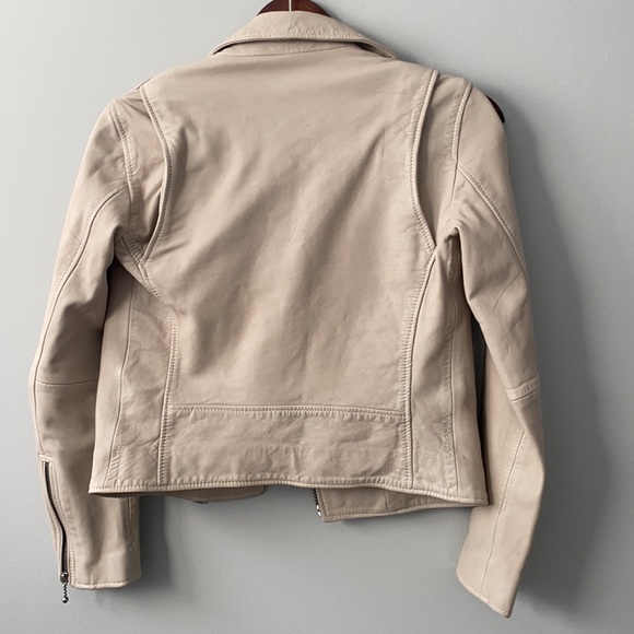 AllSaints Riley Biker leather jacket NWOT